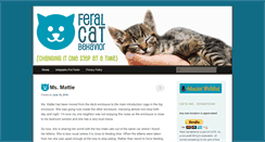 Desktop Screenshot of feralcatbehavior.com